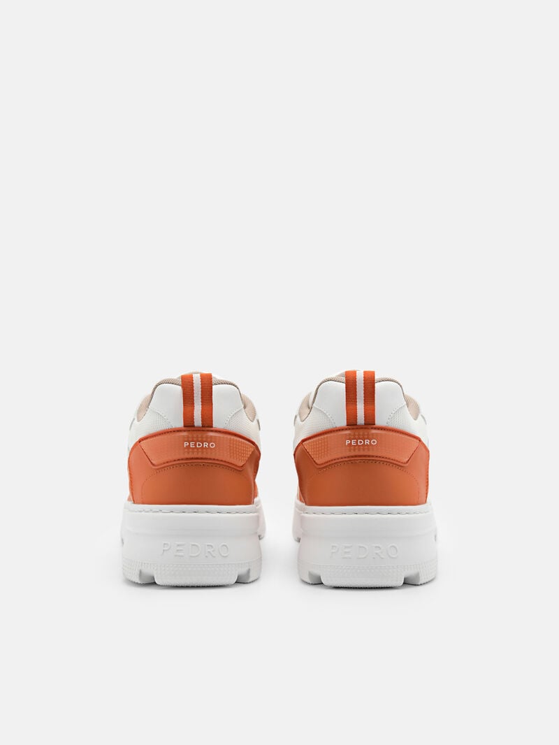 Pedro Arc Court Sneakers Men Low Top Sneakers Orange | Q9Q-1931