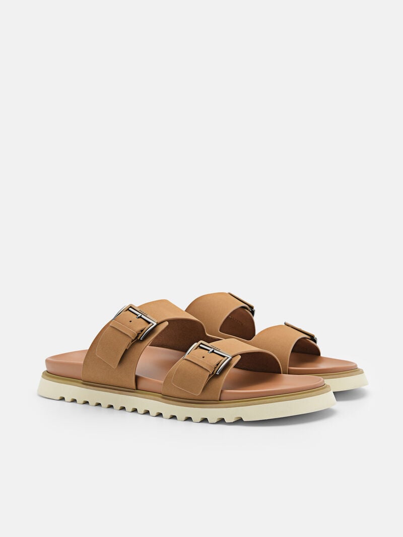 Pedro Arche Slide Men Sandals Sand | Q9Q-2762