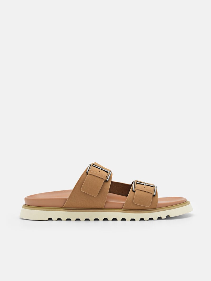 Pedro Arche Slide Men Sandals Sand | Q9Q-2762