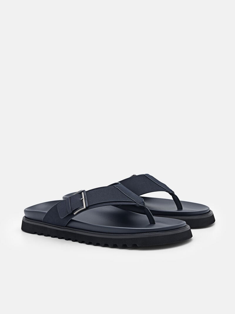 Pedro Arche Thong Men Sandals Navy | Q9Q-2758