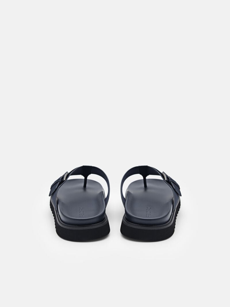 Pedro Arche Thong Men Sandals Navy | Q9Q-2758