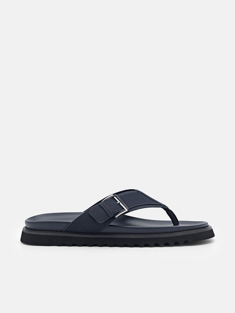 Pedro Arche Thong Men Sandals Navy | Q9Q-2758