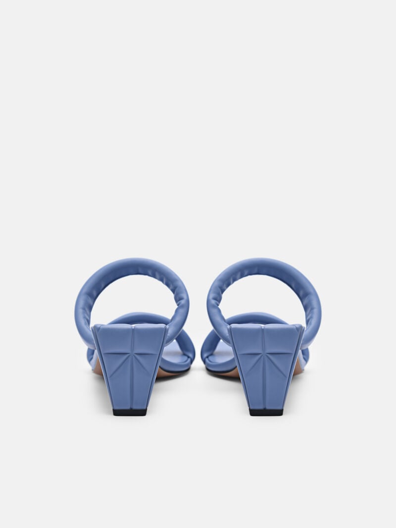 Pedro Aster Women Heel Sandals Blue | Q9Q-1499
