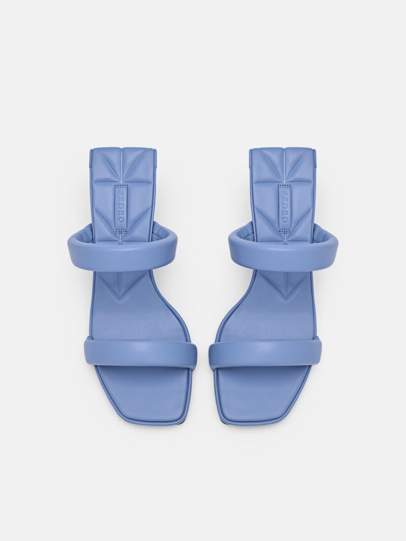 Pedro Aster Women Heel Sandals Blue | Q9Q-1499