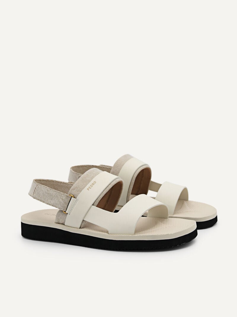 Pedro Backstrap Men Sandals Beige | Q9Q-1923