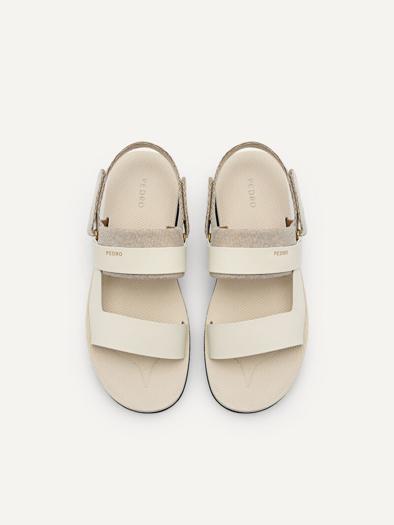 Pedro Backstrap Men Sandals Beige | Q9Q-1923