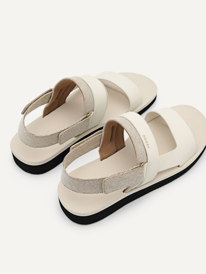 Pedro Backstrap Men Sandals Beige | Q9Q-1923