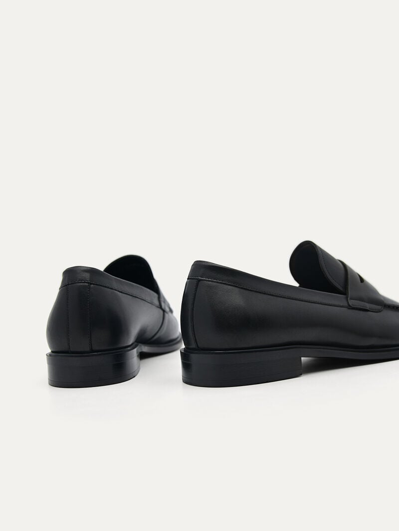 Pedro Bailey Calf Leather Men Loafers Black | Q9Q-1921