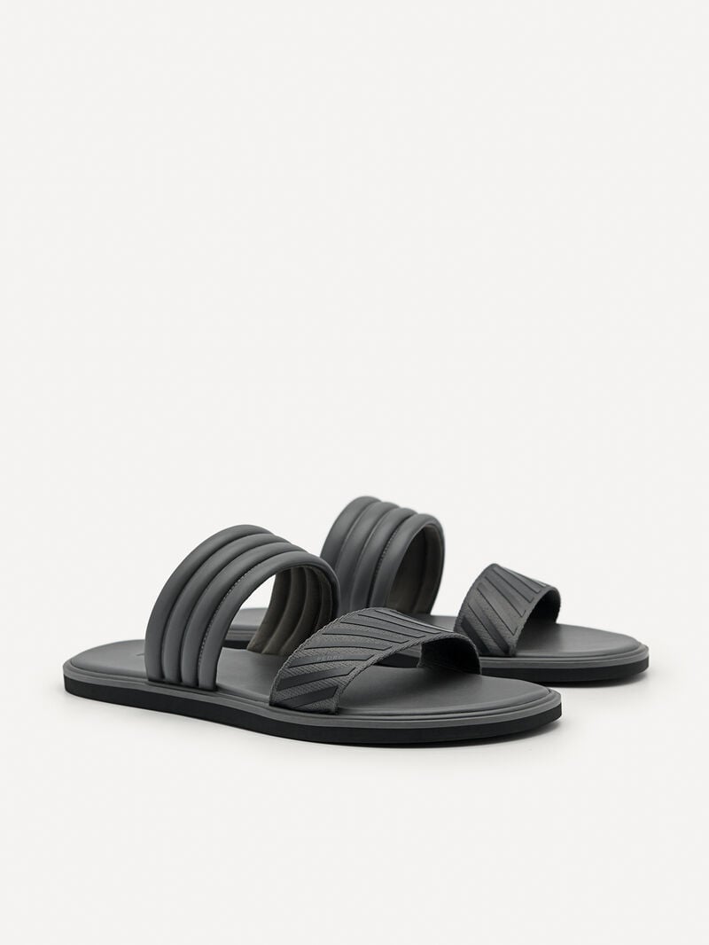 Pedro Band Slide Men Sandals Dark Grey | Q9Q-1919