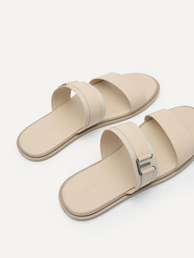 Pedro Band Slide Men Sandals Taupe | Q9Q-1917