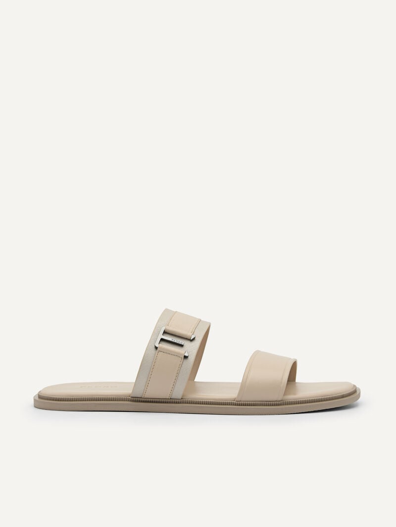 Pedro Band Slide Men Sandals Taupe | Q9Q-1917