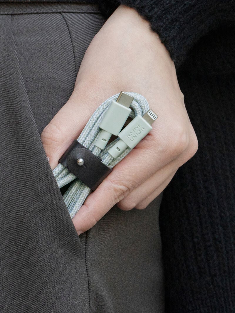 Pedro Belt Cable Men Tech Accessories Sage | Q9Q-1027