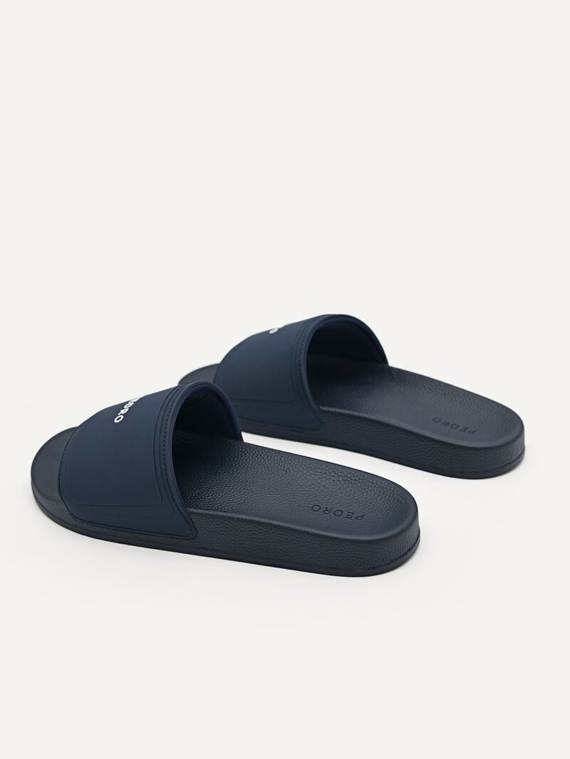 Pedro Billie Casual Slides Men Sandals Navy | Q9Q-2703