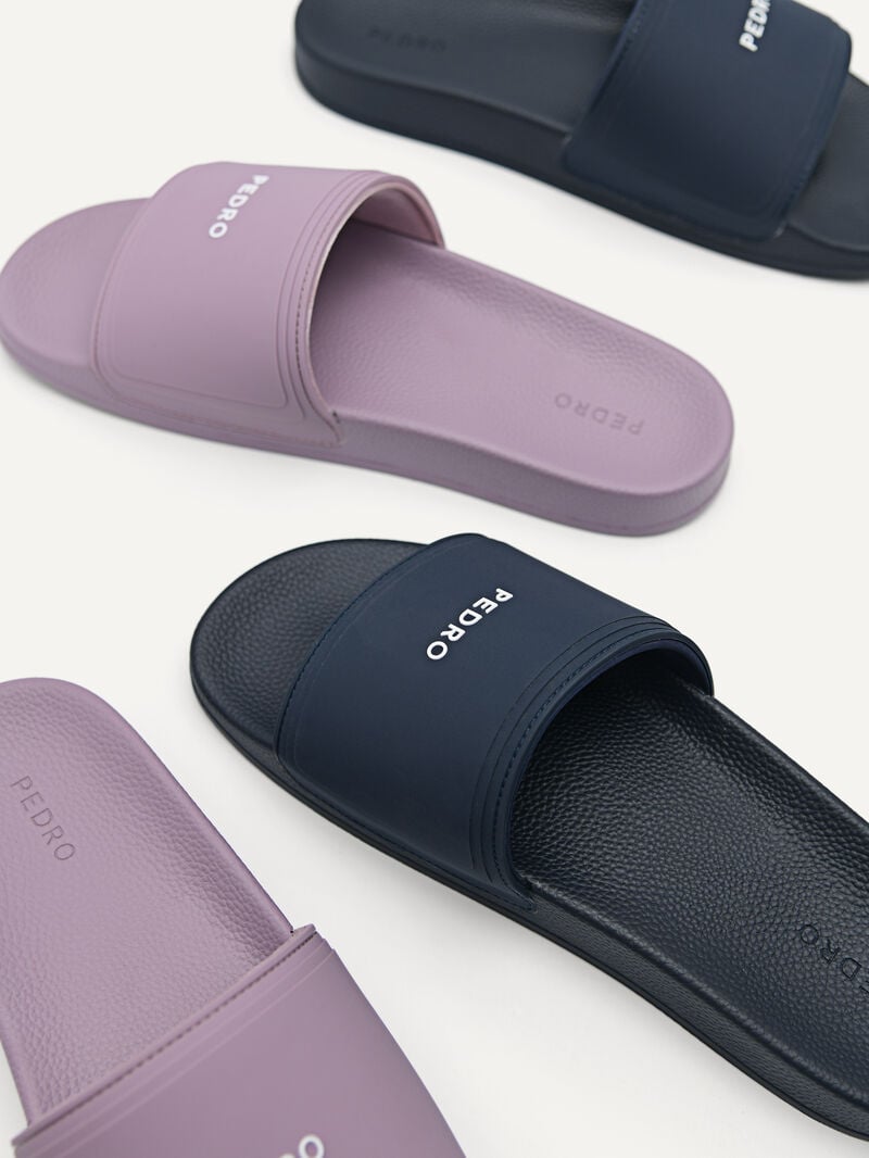 Pedro Billie Casual Slides Men Sandals Navy | Q9Q-2703