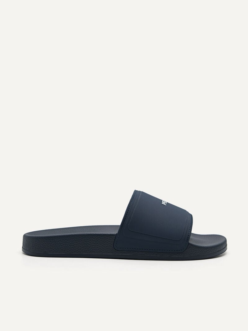 Pedro Billie Casual Slides Men Sandals Navy | Q9Q-2703