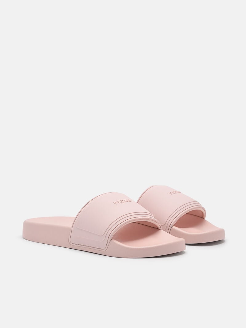 Pedro Billie Casual Slides Women Flats Blush | Q9Q-2706