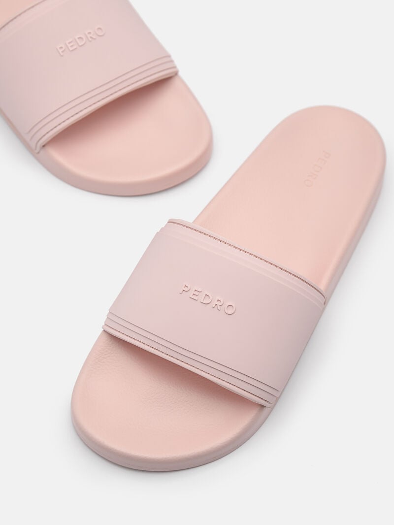 Pedro Billie Casual Slides Women Flats Blush | Q9Q-2706