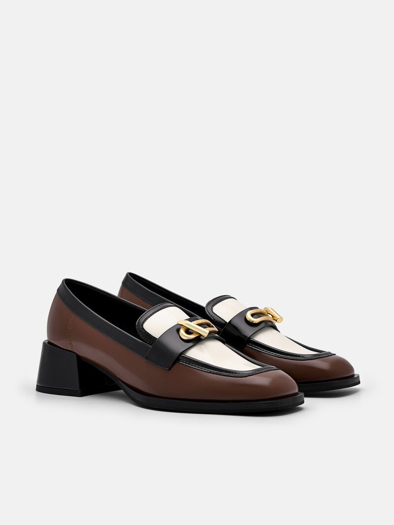 Pedro Brie Leather Loafers Women Low Heels Multi | Q9Q-1493