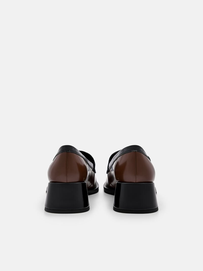 Pedro Brie Leather Loafers Women Low Heels Multi | Q9Q-1493