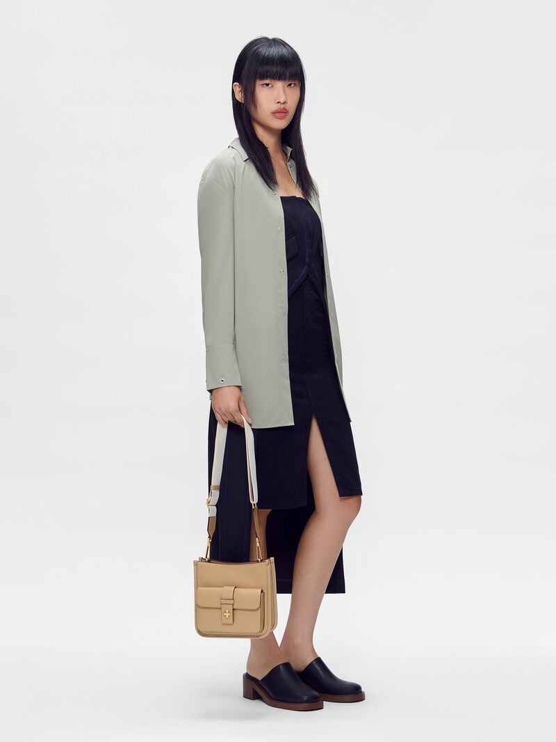 Pedro Brie Squared Bags Women Shoulder Bags Sand | Q9Q-1294