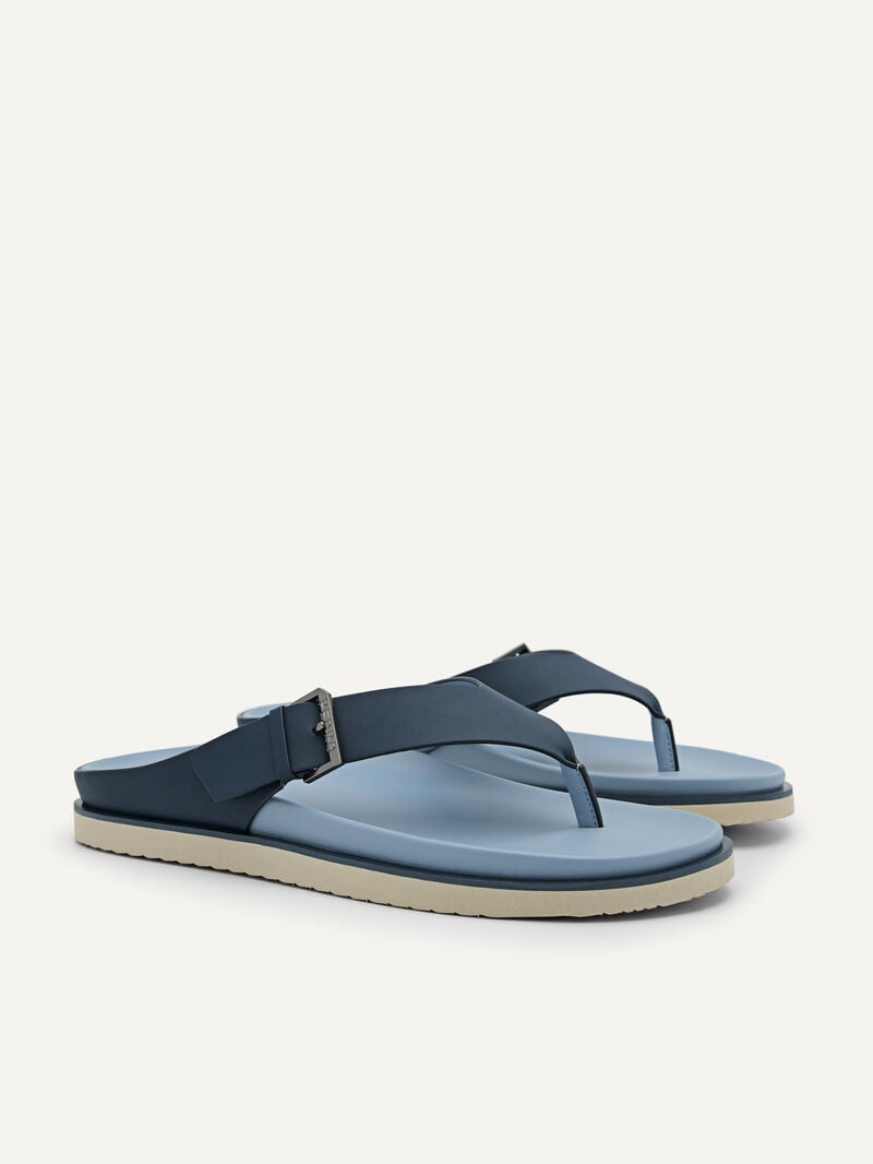 Pedro Buckle Thong Men Sandals Navy | Q9Q-1903