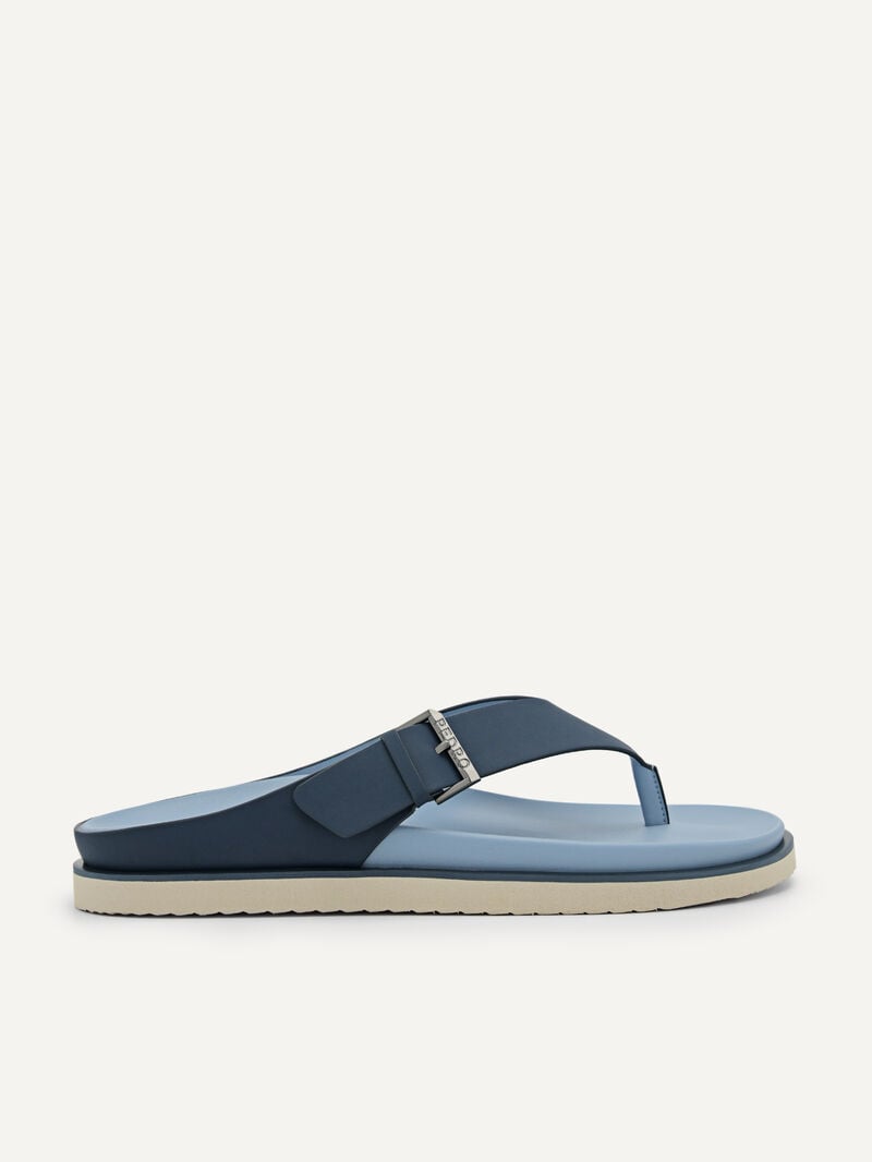 Pedro Buckle Thong Men Sandals Navy | Q9Q-1903