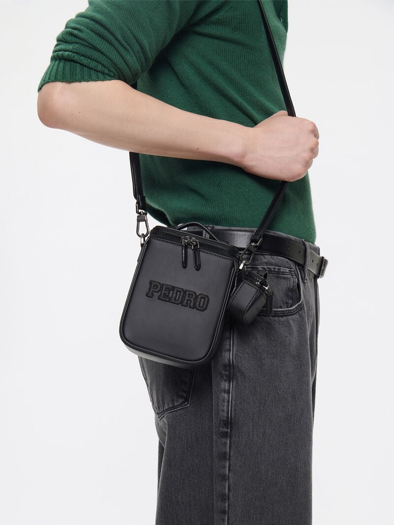 Pedro Cadet Mini Bags Men Sling Bags Black | Q9Q-1290