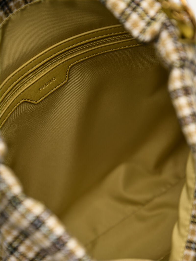 Pedro Cala Quilted Drawstring Bags Women Totes Mustard | Q9Q-1289