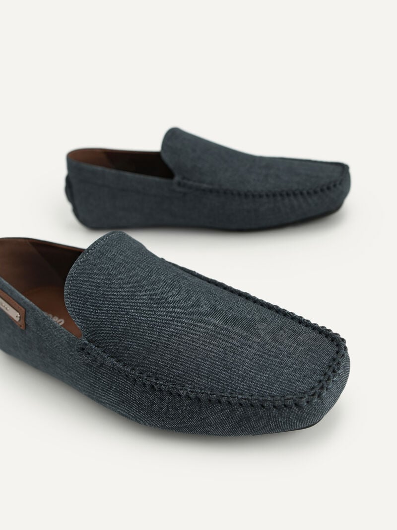Pedro Casual Men Moccasins Navy | Q9Q-1891