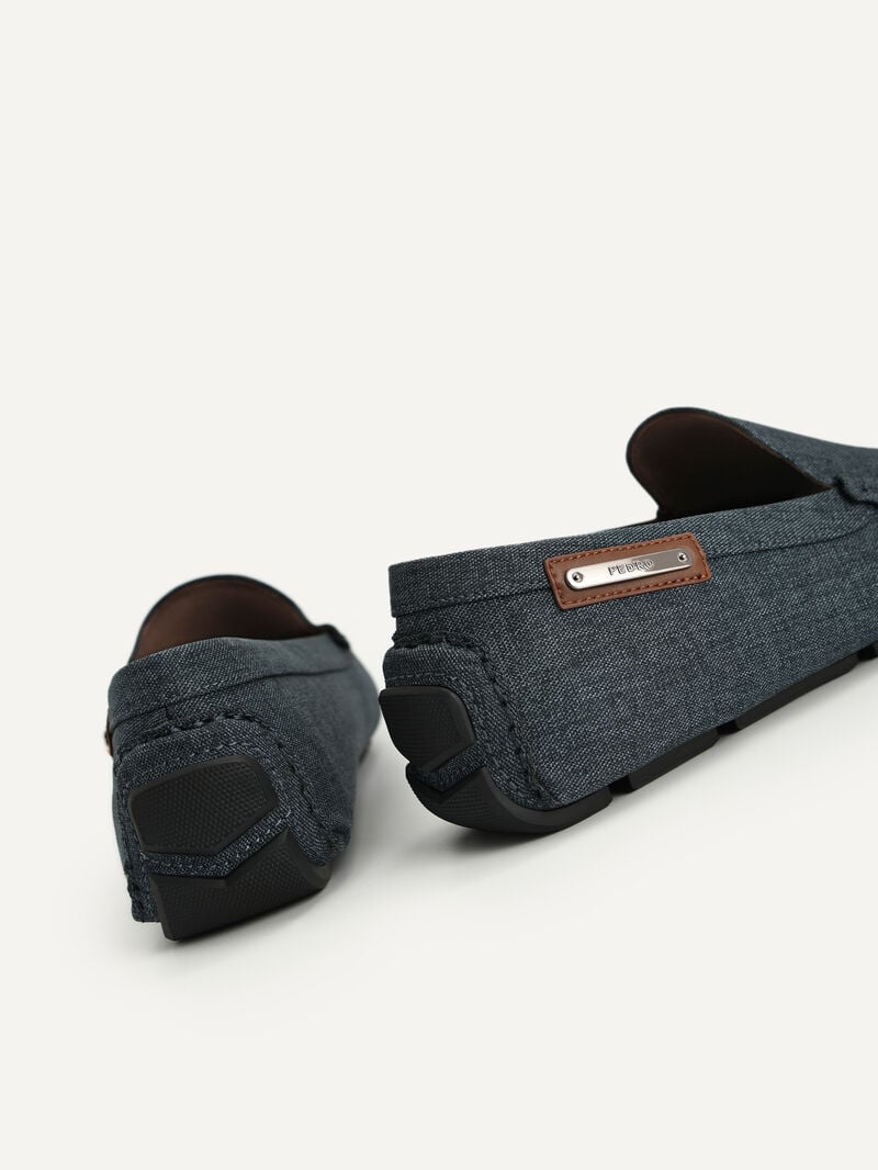Pedro Casual Men Moccasins Navy | Q9Q-1891