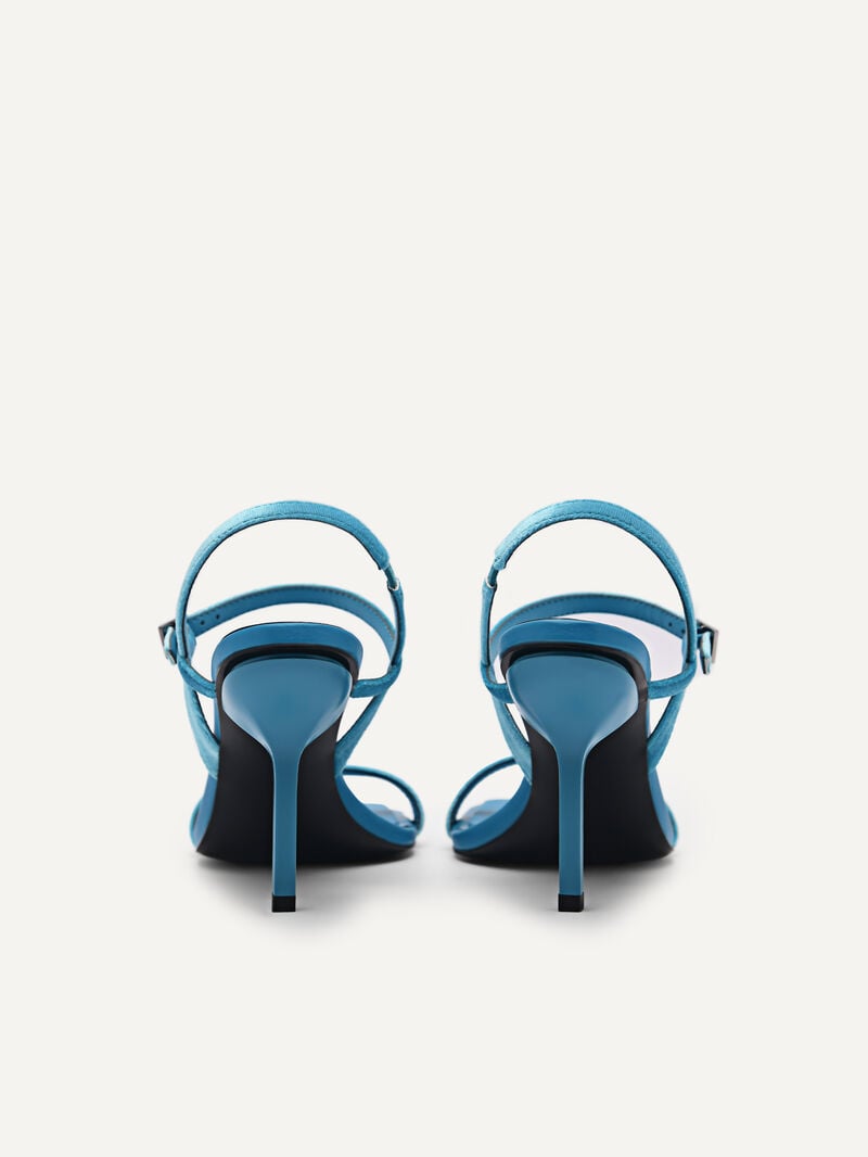Pedro Celeste Slingback Women Heel Sandals Cyan | Q9Q-1482