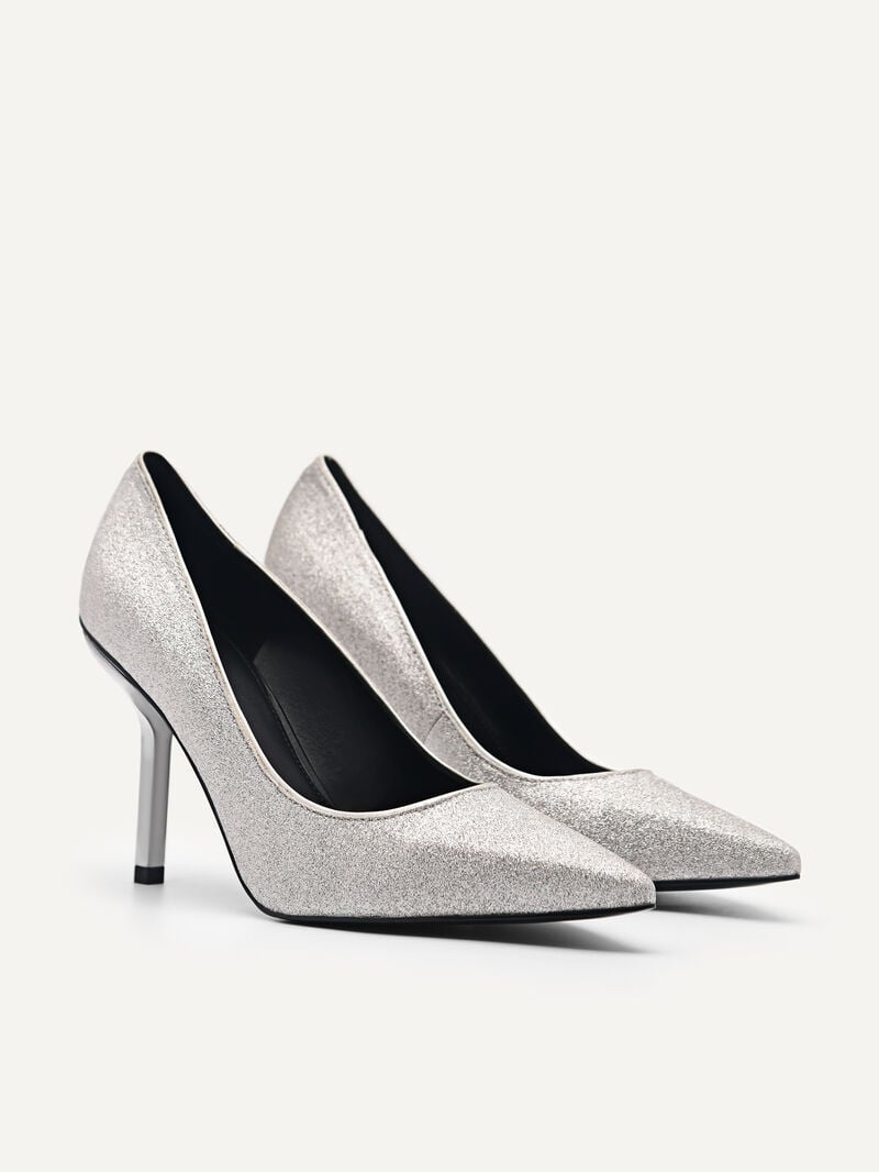 Pedro Celeste Women Pumps Silver | Q9Q-1486