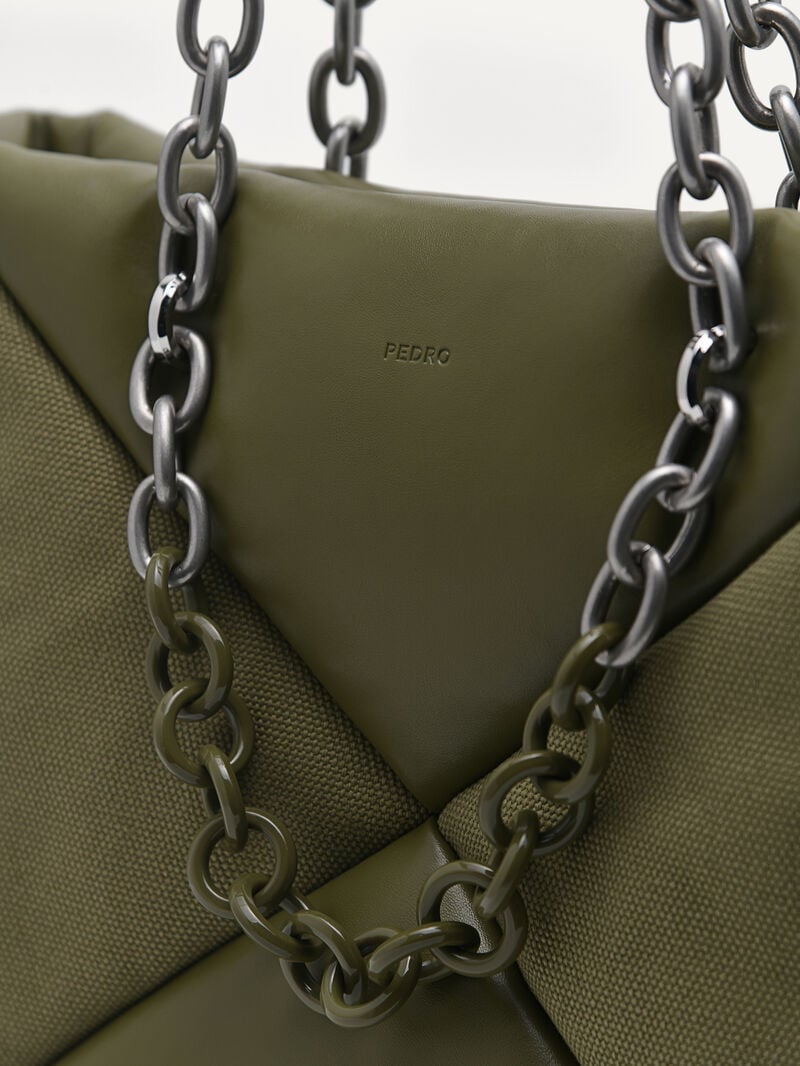 Pedro Charlotte Bags Women Totes Military Green | Q9Q-1274