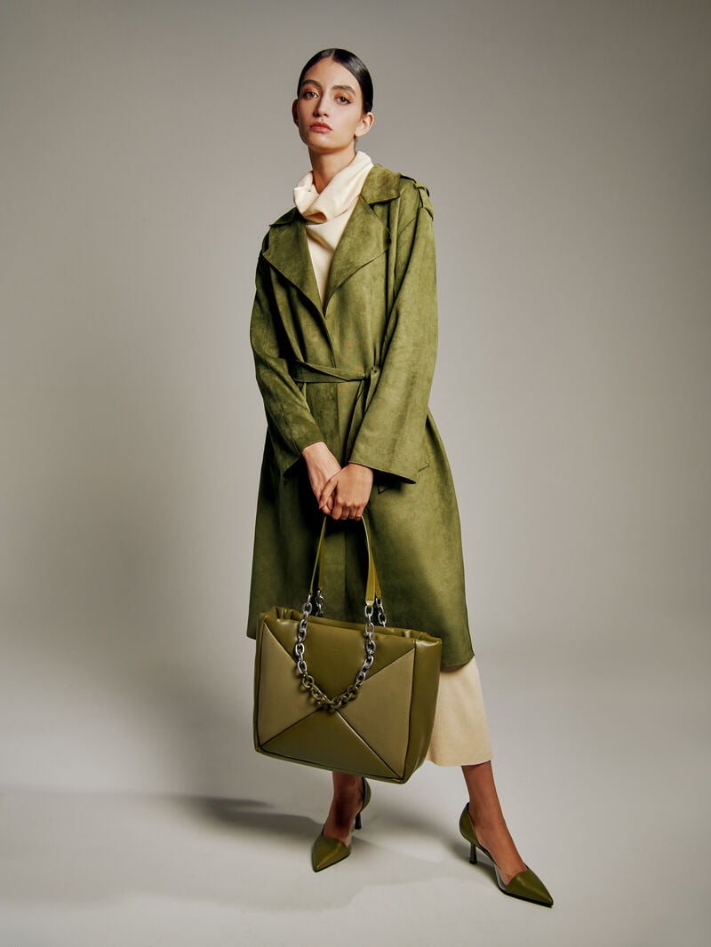 Pedro Charlotte Bags Women Totes Military Green | Q9Q-1274