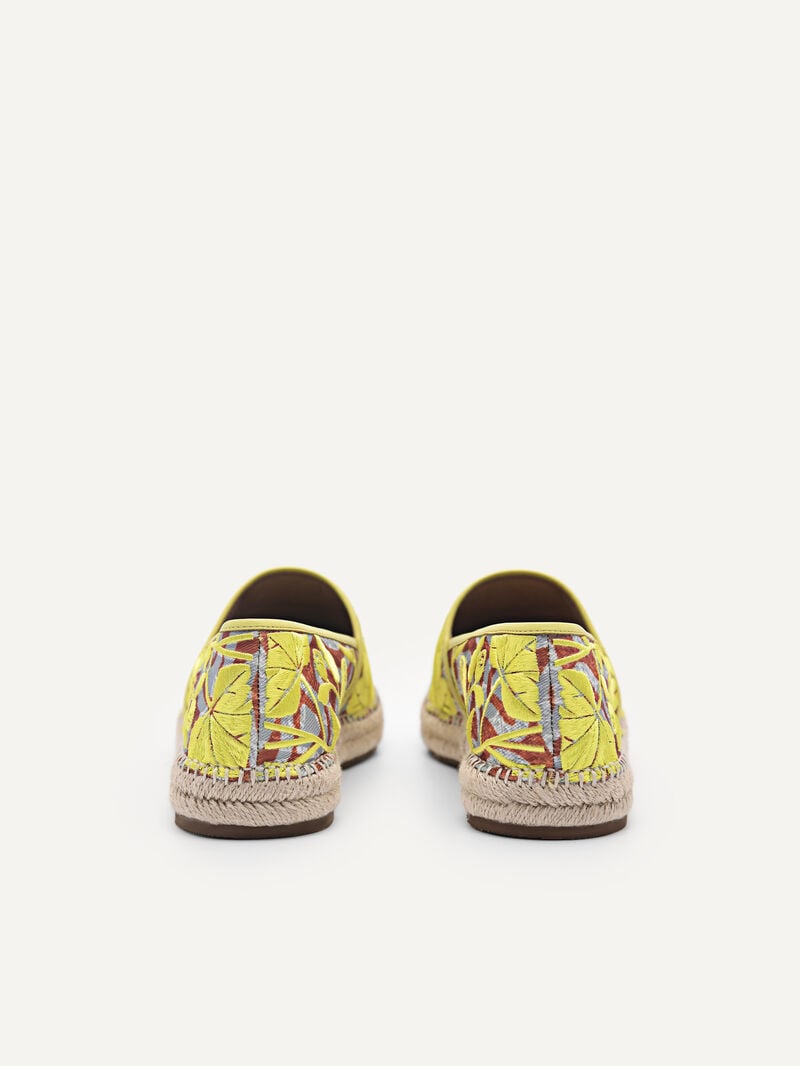 Pedro Corrin Espadrilles Women Flats Yellow | Q9Q-1878