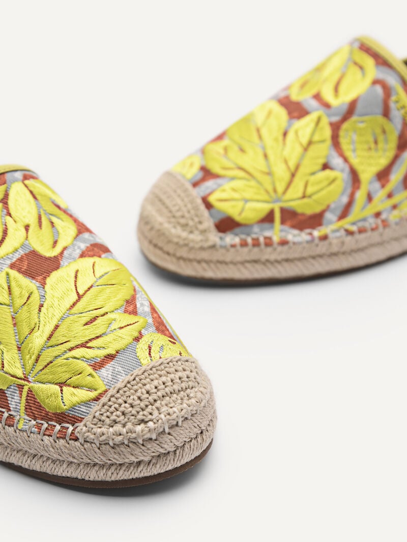 Pedro Corrin Espadrilles Women Flats Yellow | Q9Q-1878
