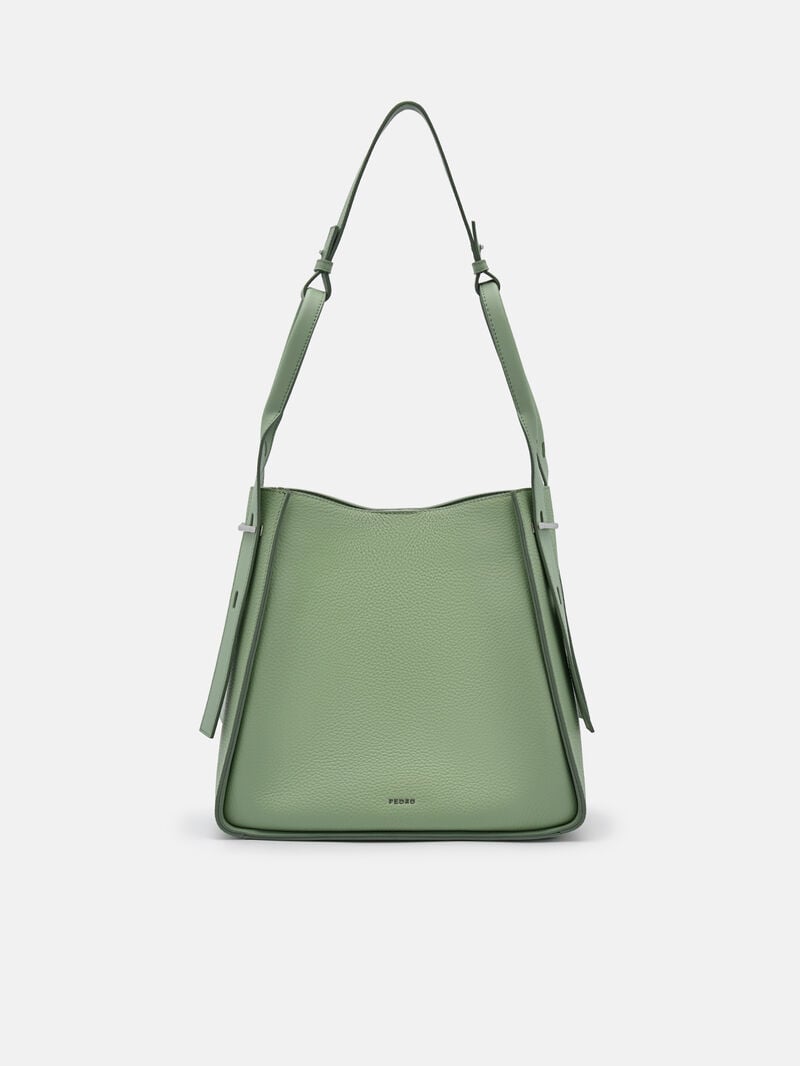 Pedro Demi Leather Bags Women Hobos Green | Q9Q-1266