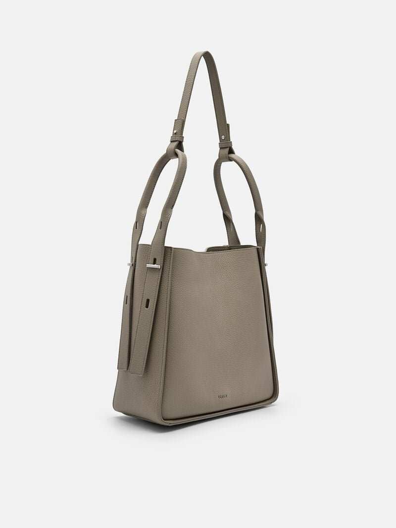Pedro Demi Leather Bags Women Hobos Taupe | Q9Q-1267