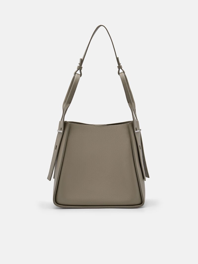 Pedro Demi Leather Bags Women Hobos Taupe | Q9Q-1267