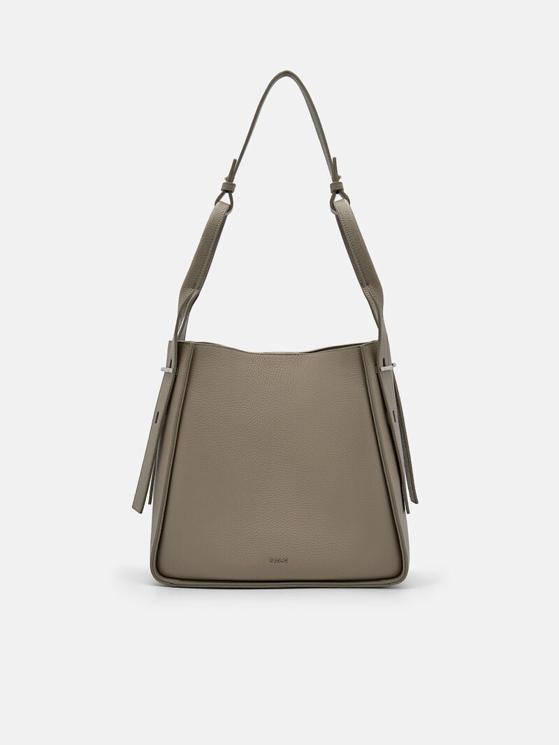 Pedro Demi Leather Bags Women Hobos Taupe | Q9Q-1267