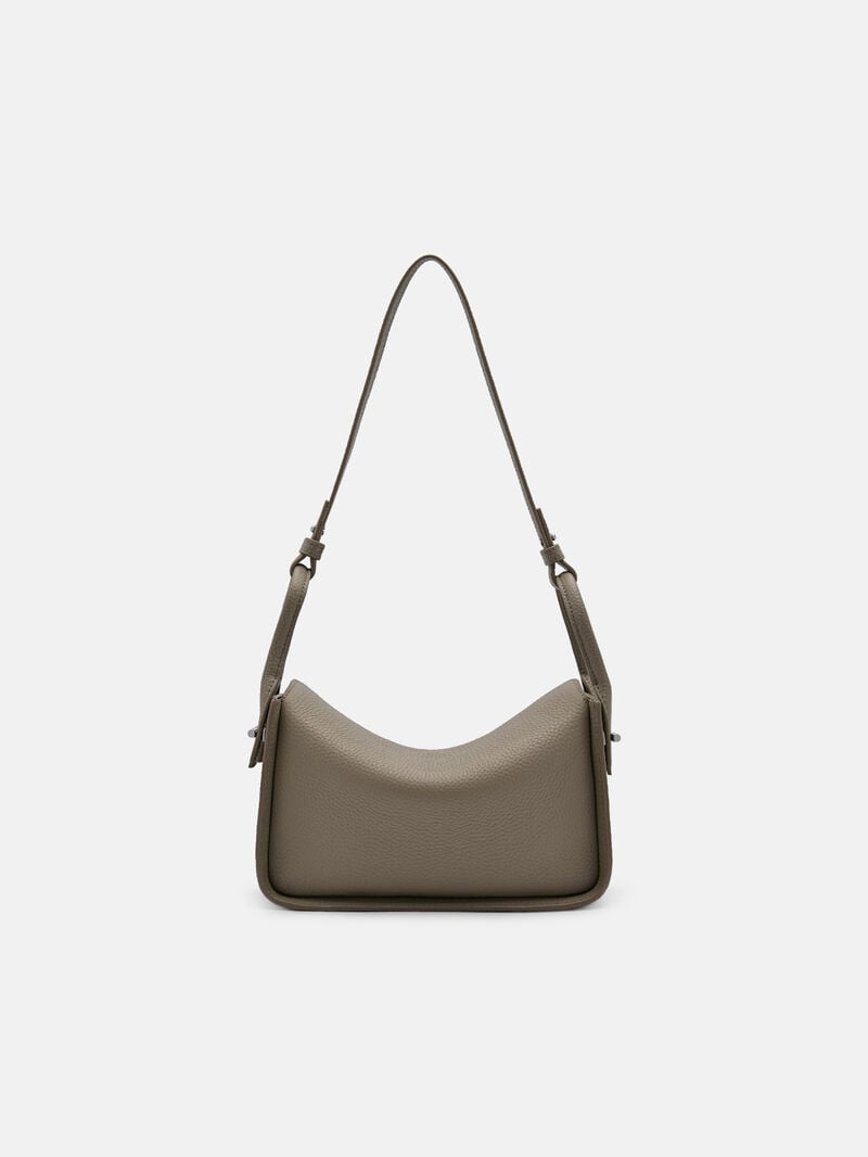 Pedro Demi Leather Bags Women Shoulder Bags Taupe | Q9Q-1264