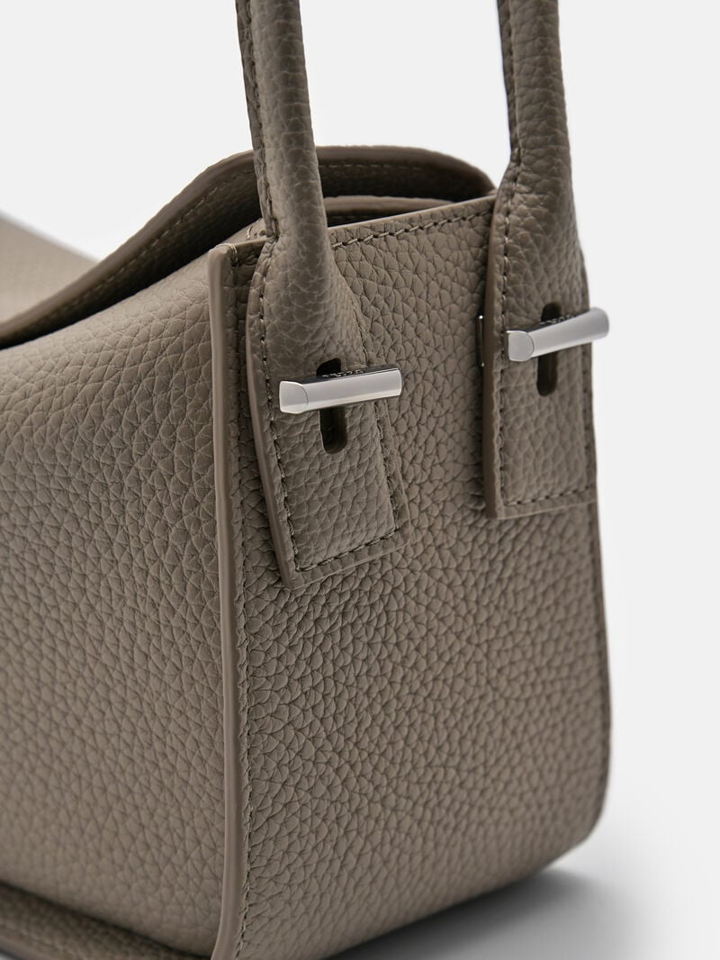 Pedro Demi Leather Bags Women Shoulder Bags Taupe | Q9Q-1264