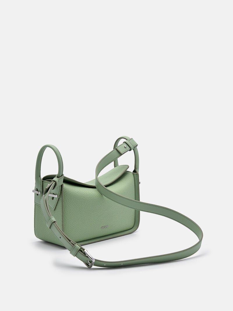 Pedro Demi Leather Bags Women Shoulder Bags Green | Q9Q-1262