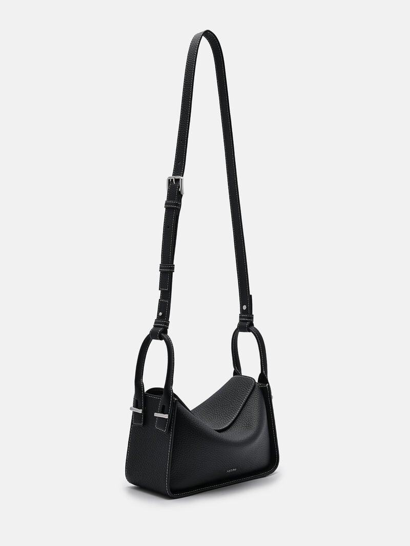Pedro Demi Leather Bags Women Shoulder Bags Black | Q9Q-1261