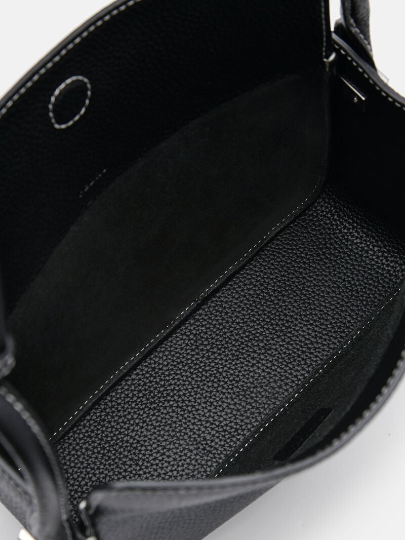 Pedro Demi Leather Bags Women Shoulder Bags Black | Q9Q-1261