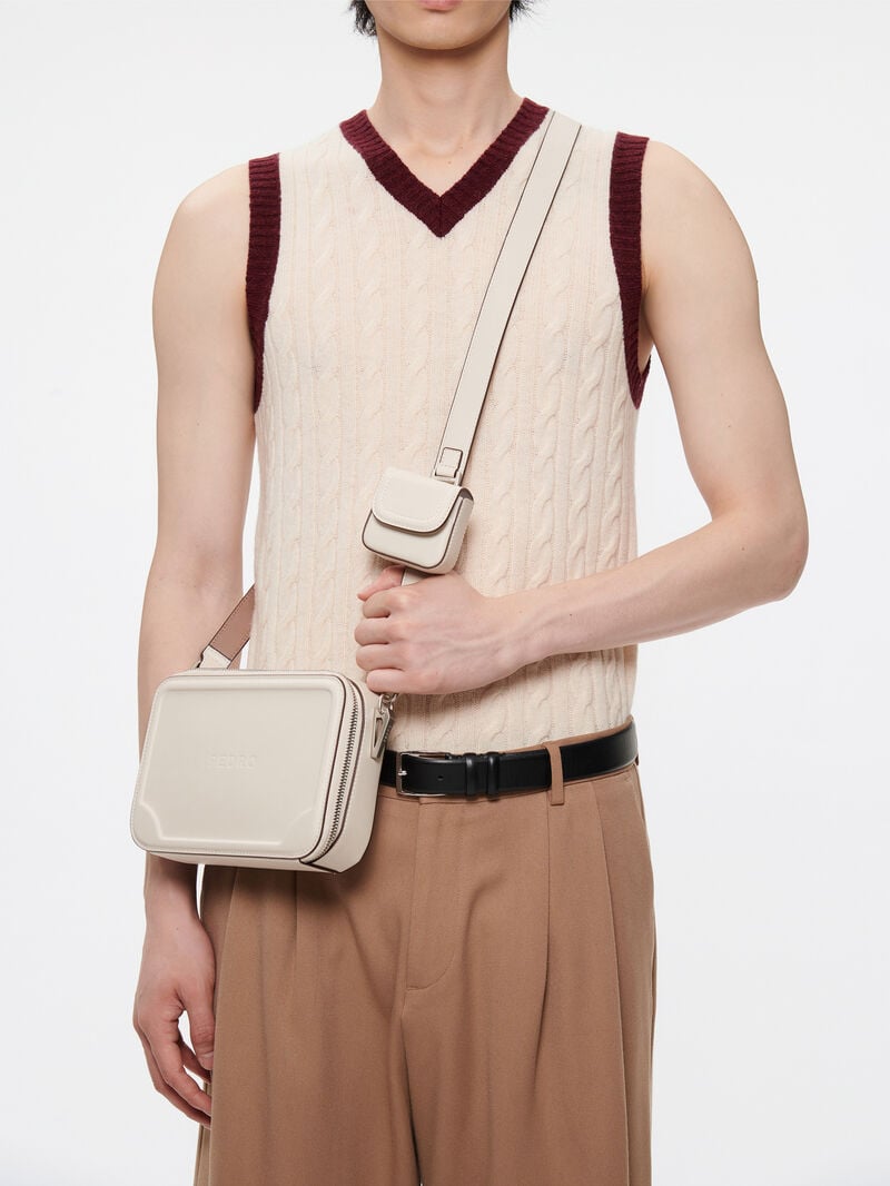 Pedro Drew Bags Men Sling Bags Chalk | Q9Q-1255