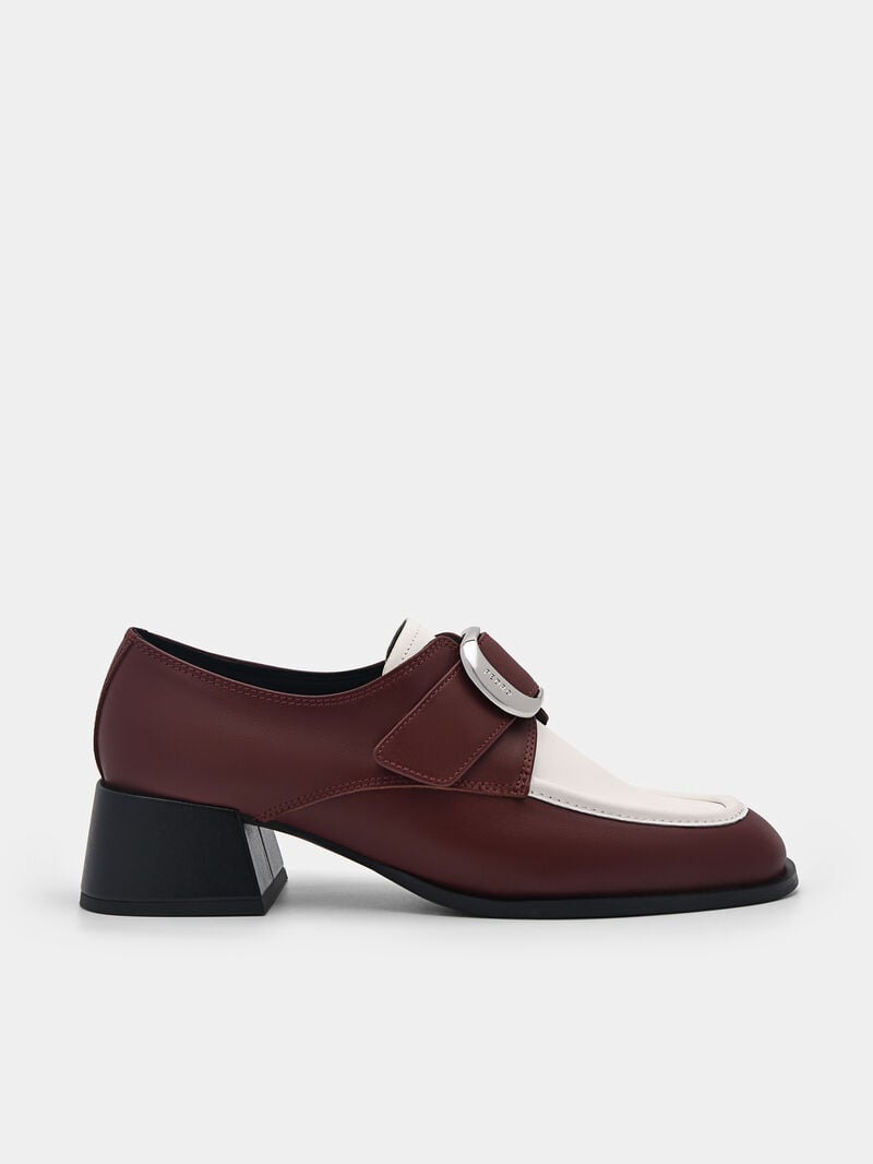 Pedro Eden Leather Loafers Women Low Heels Multi | Q9Q-2663