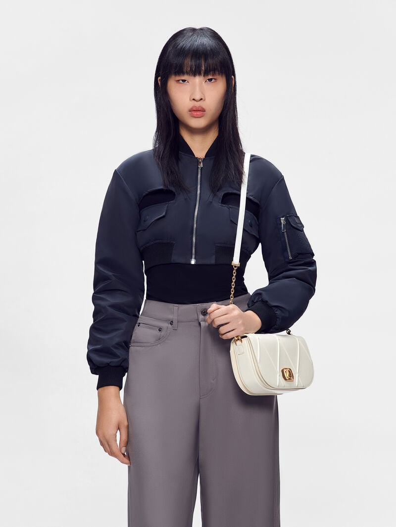 Pedro Effie Bags Women Shoulder Bags Chalk | Q9Q-2652