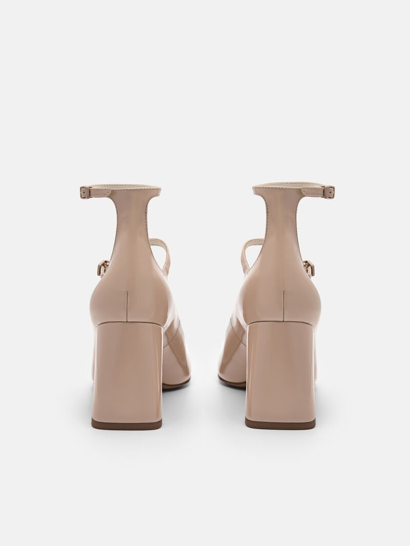 Pedro Effie Leather Women Pumps Nude | Q9Q-2658