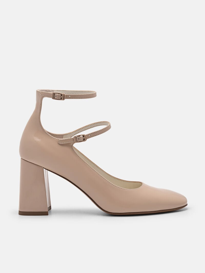 Pedro Effie Leather Women Pumps Nude | Q9Q-2658